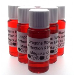 10ml Dragons Blood Herbal Spell Oil Protection and Love